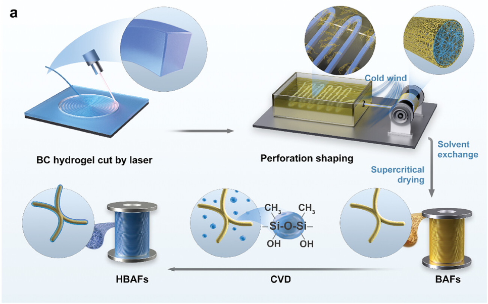 祝贺王珈惠的研究论文《Ultra-high radial elastic aerogel fibers for thermal insulation textile》被《Advanced Functional Materials》接收发表！