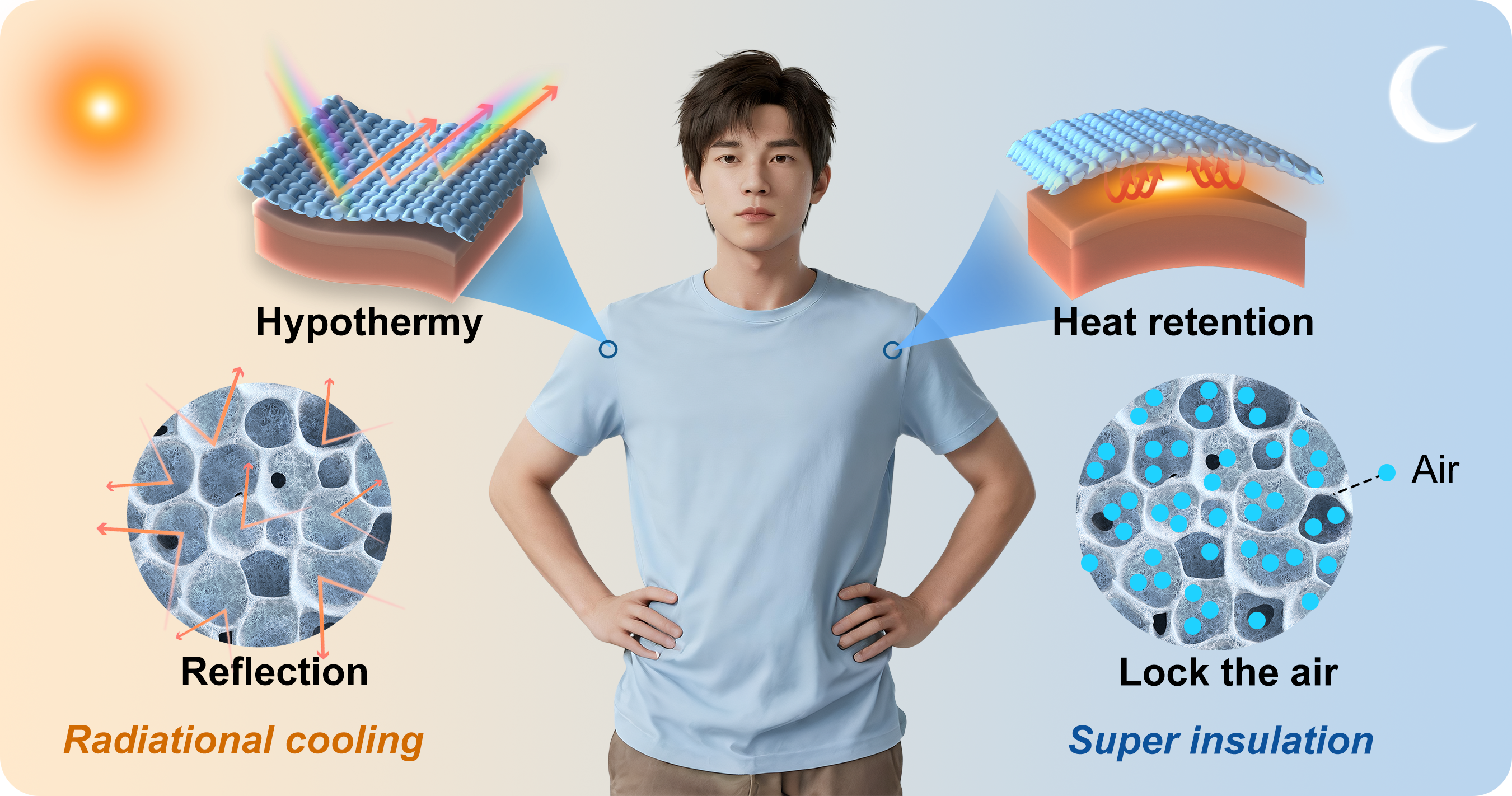 祝贺陶军辉的研究论文《Dome-Structured Aerogel Fibers with High Radial Elasticity via Foaming–Coaxial Spinning for Personal Thermal Management》被《ACS Applied Materials & Interfaces》接收发表！